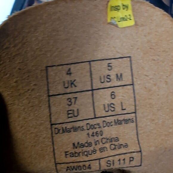 DR. MARTENS X EVISU WAGARA TATTOO SLEEVE KOI FISH Boots Womens Size 6 - Picture 9 of 14